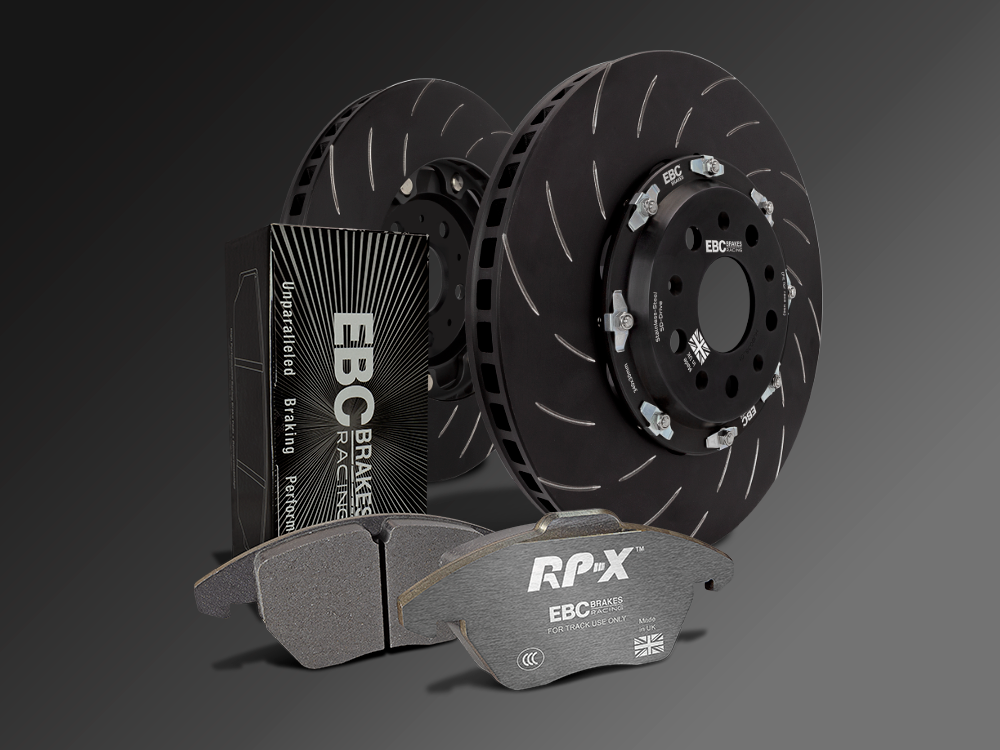 EBC Racing™ P2DK Kit RP-X™ Pads and 2-Piece Fully-Floating Discs