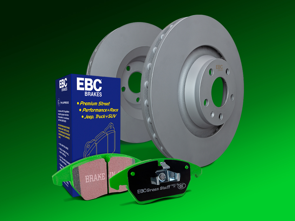 EBC S14 Kits Greenstuff Sport Pad and RK Rotors SUV Version of S11