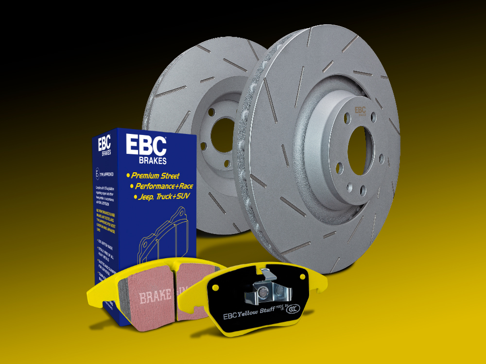 EBC PD08K Kit Yellowstuff Sport Brake Pads and USR Slotted Grey