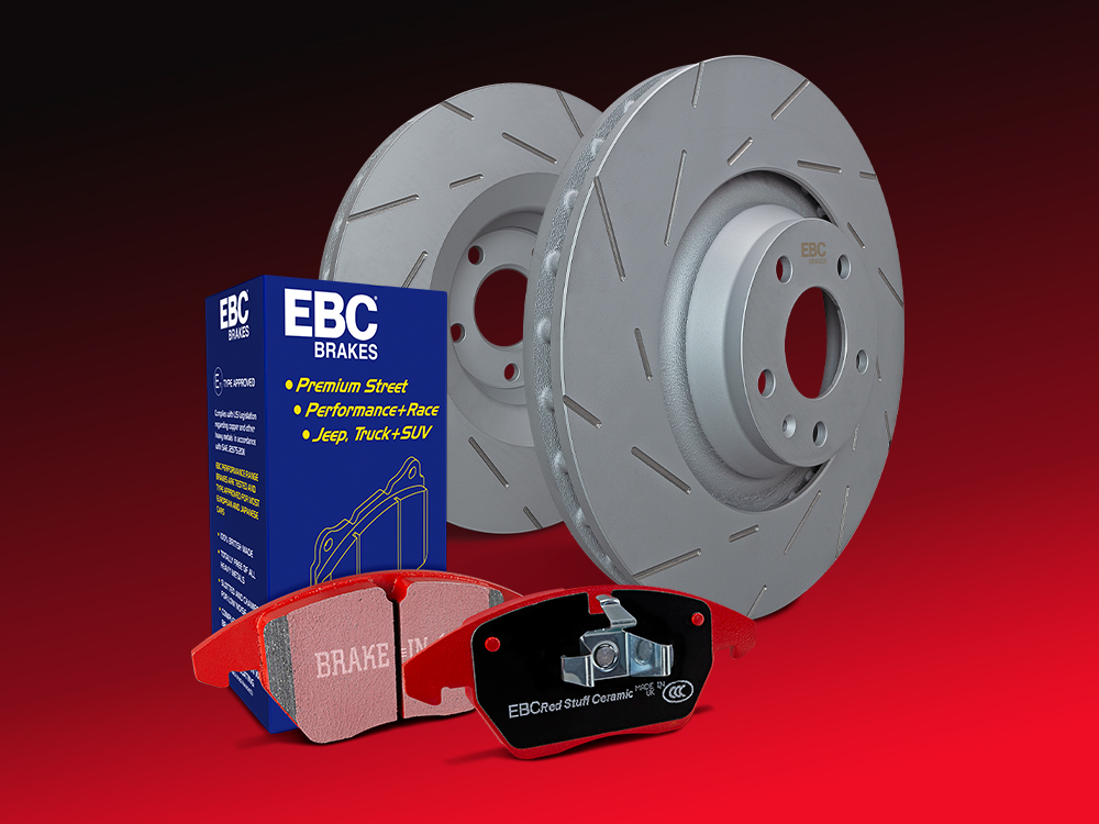 EBC S4 Kits Redstuff Ceramic Sport Brake Pads and Gray USR Rotors