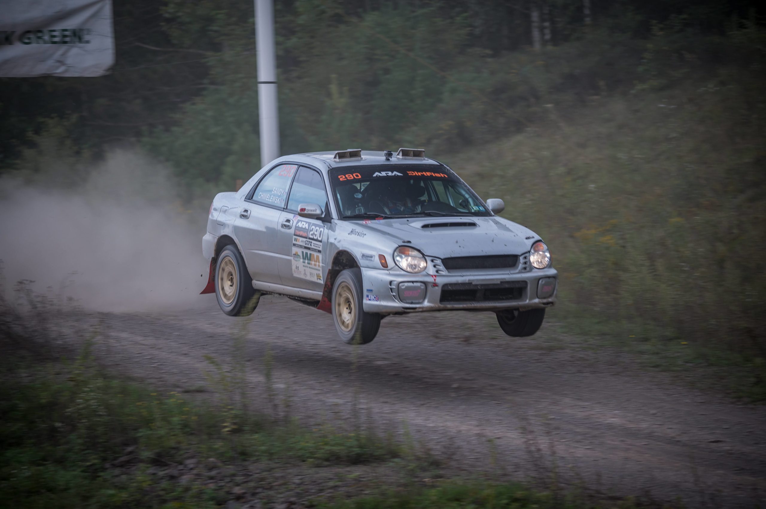 RP-X™ Pads Improve Performance on Stage Rally Subaru Impreza