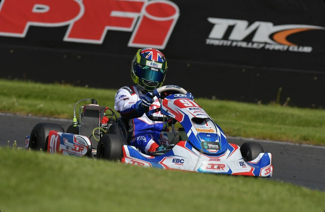 Harry Hannam Battles it Out at British Kart Championship First Round
