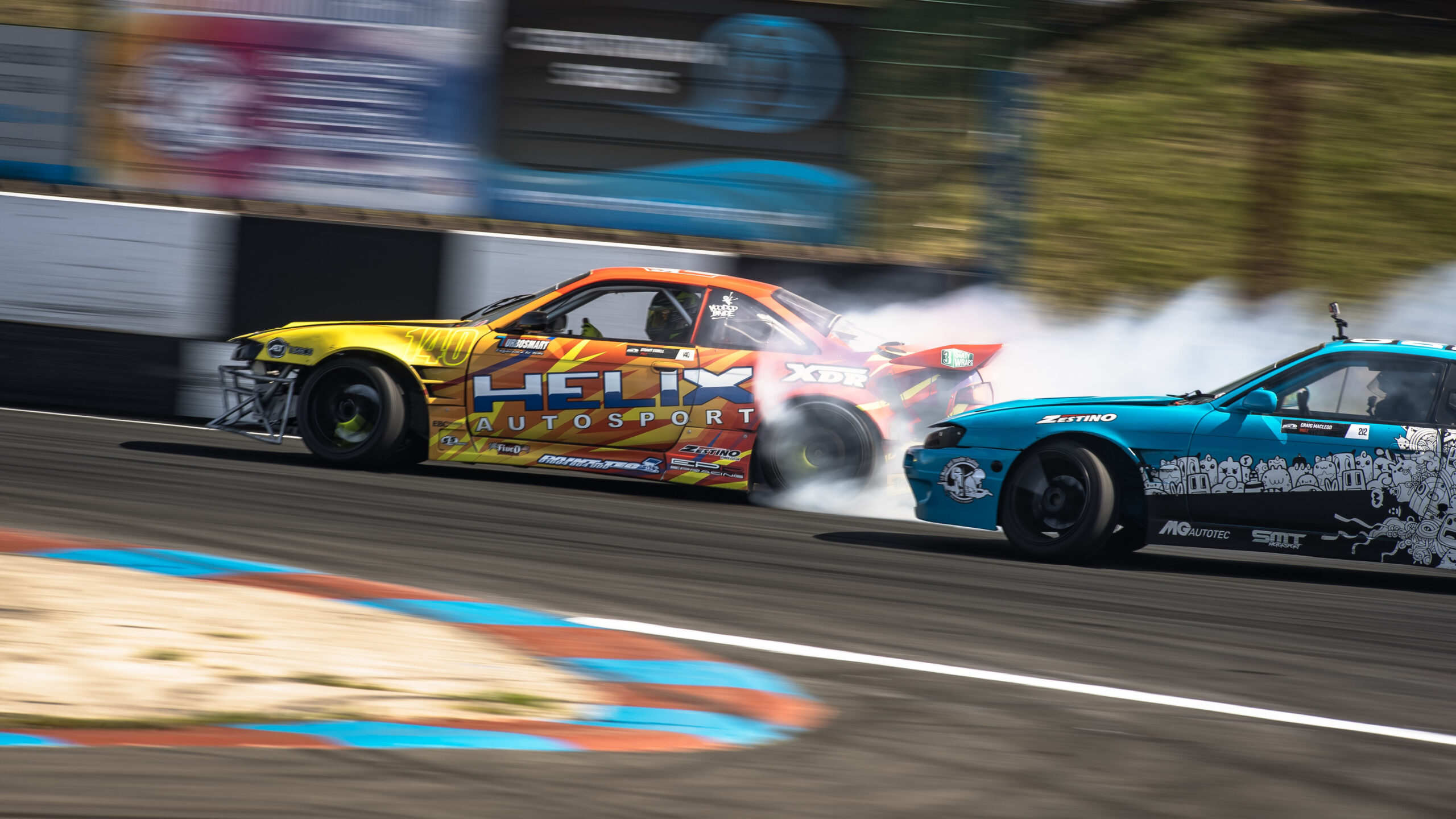 EBC-Equipped Stuart Egdell Competes in Second Round of British Drift Championship