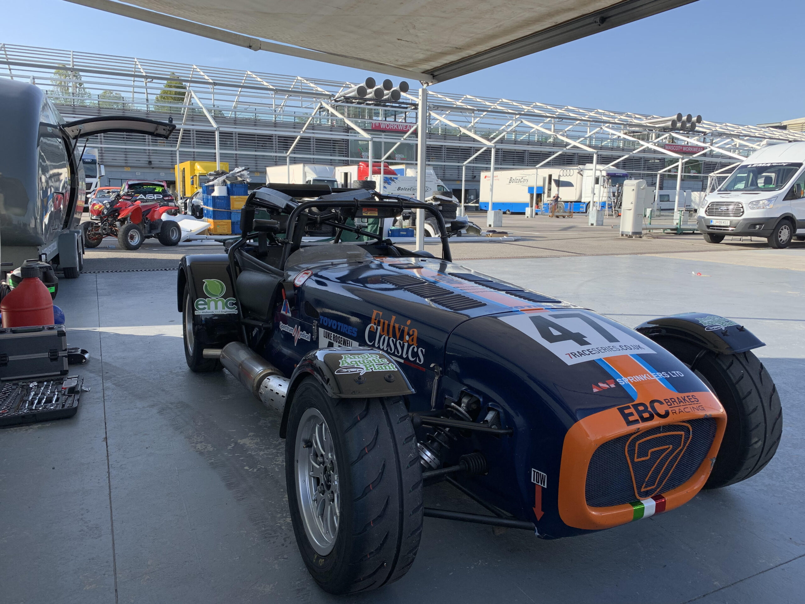 EBC RP-X™-Equipped Caterham Racer Wins at Monza