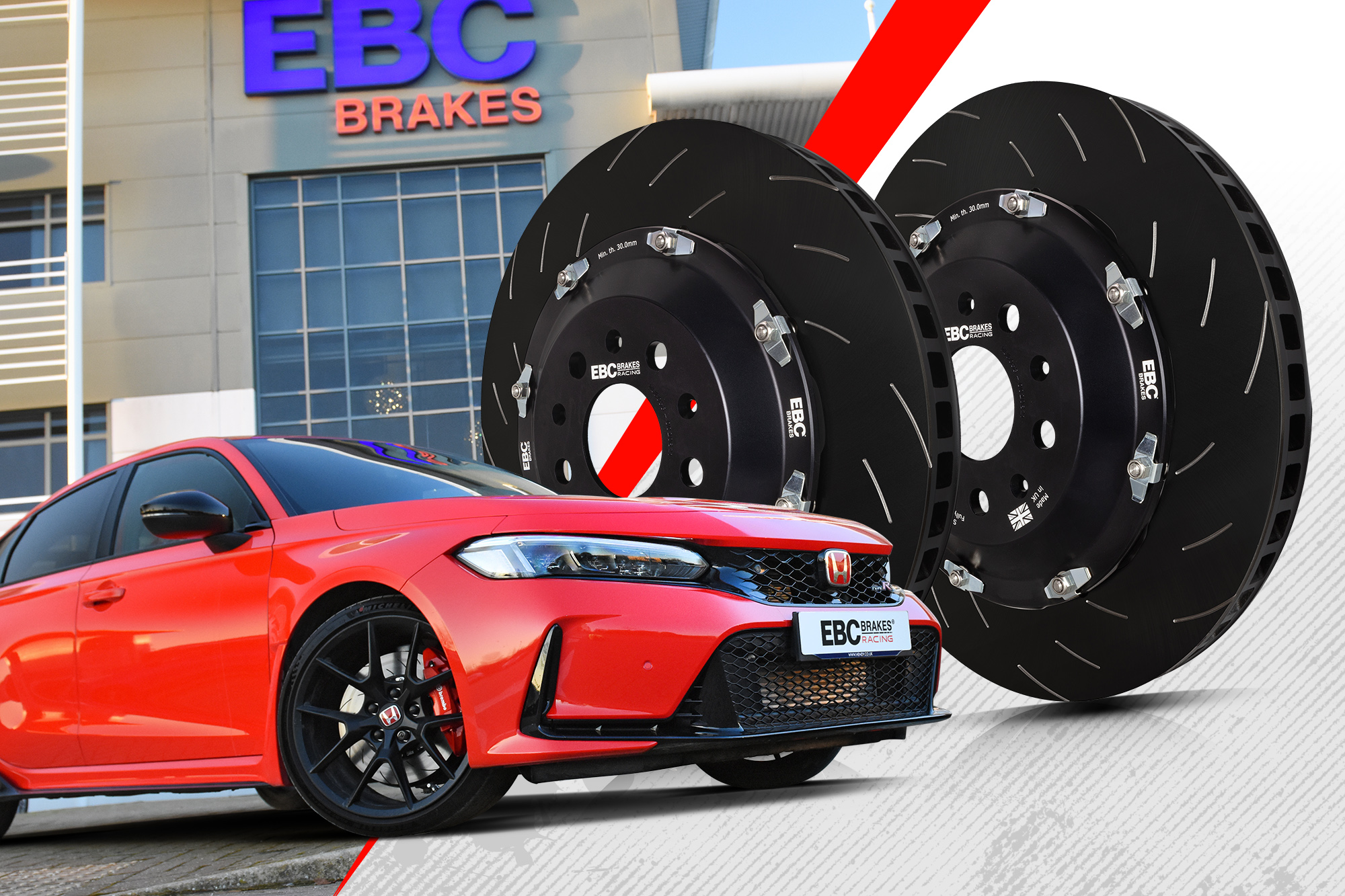 EBC Brakes Launches Range of High-Performance Braking Components for New Honda Civic Type R