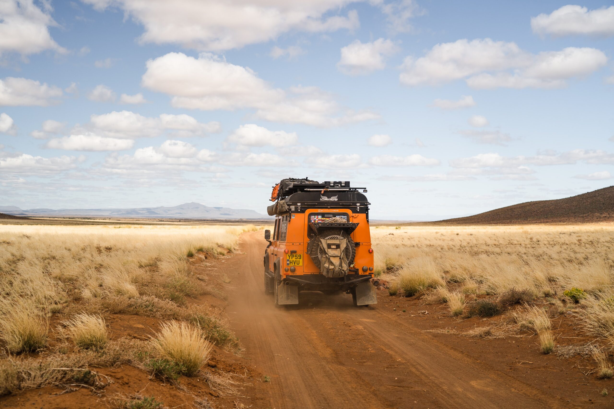 EBC-Equipped Africa Land Rover Adventure Duo Reach 7500-Mile Mark