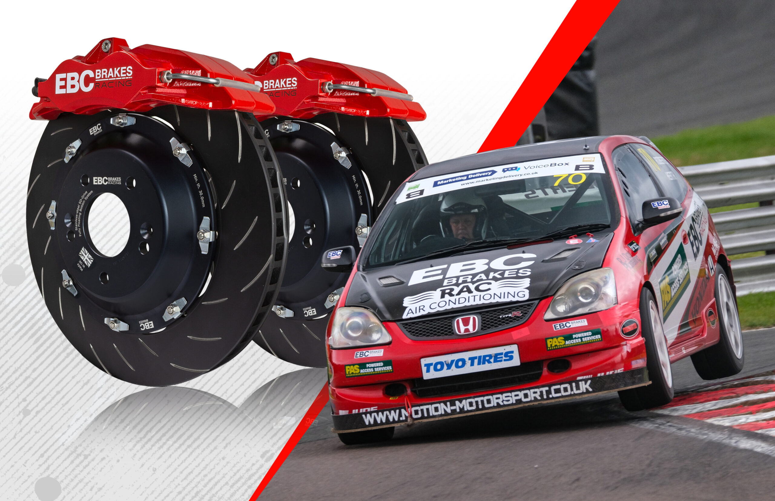 Apollo Big Brake Kits Now Available for the Honda Civic Type R (EP3) (Suspension Clearance Version)