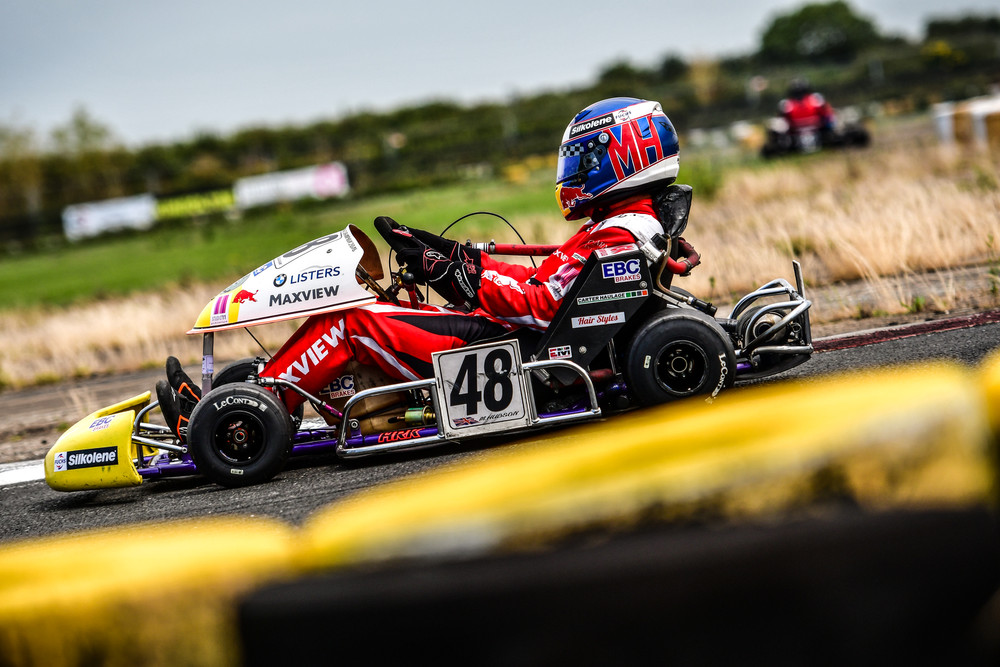 EBC-Equipped Hudson Battles in Kimbolton round of NKF Super 4 Kart Championship