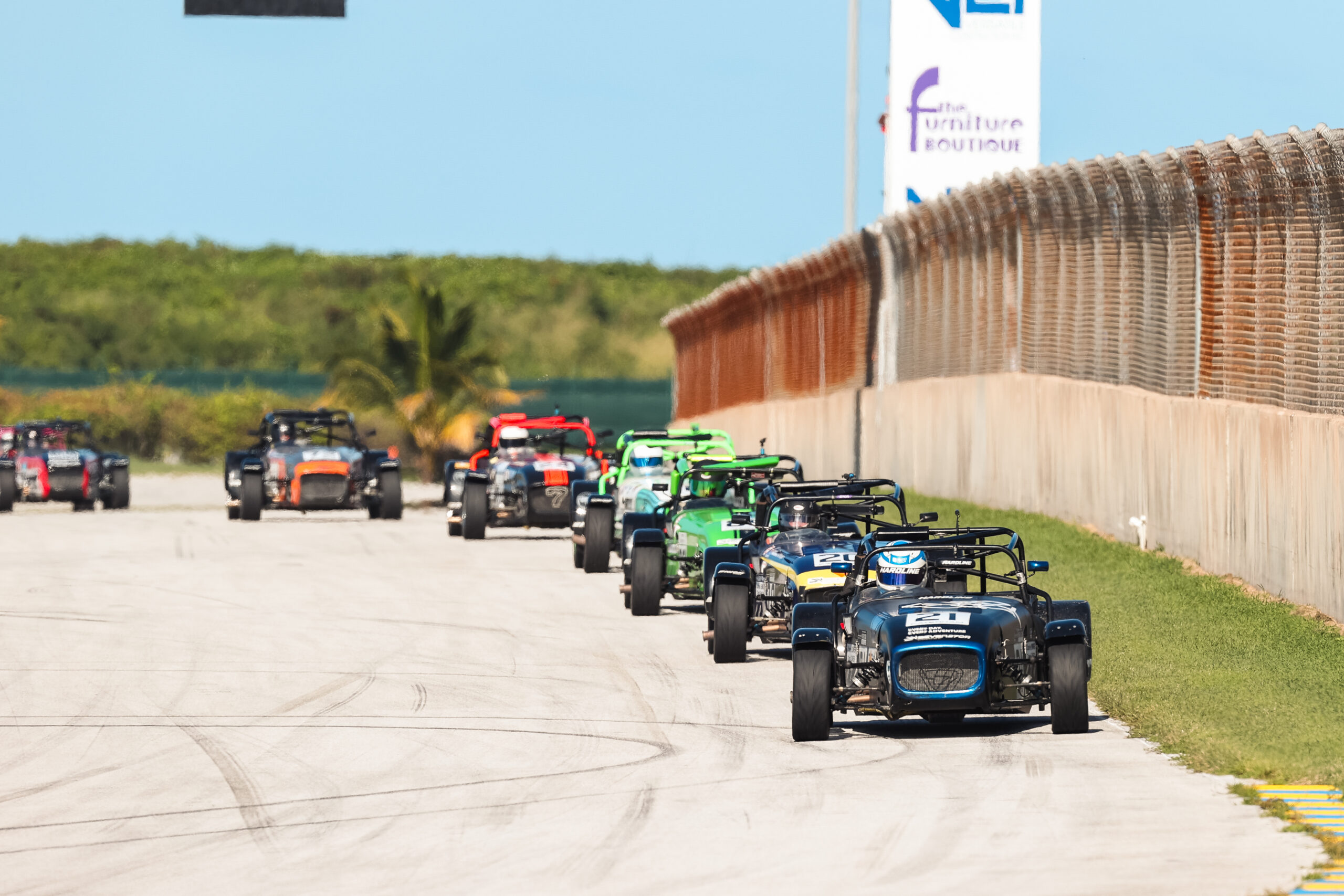 EBC-Equipped Caterham Racers Clinch Podiums in Barbados Endurance Guest Race