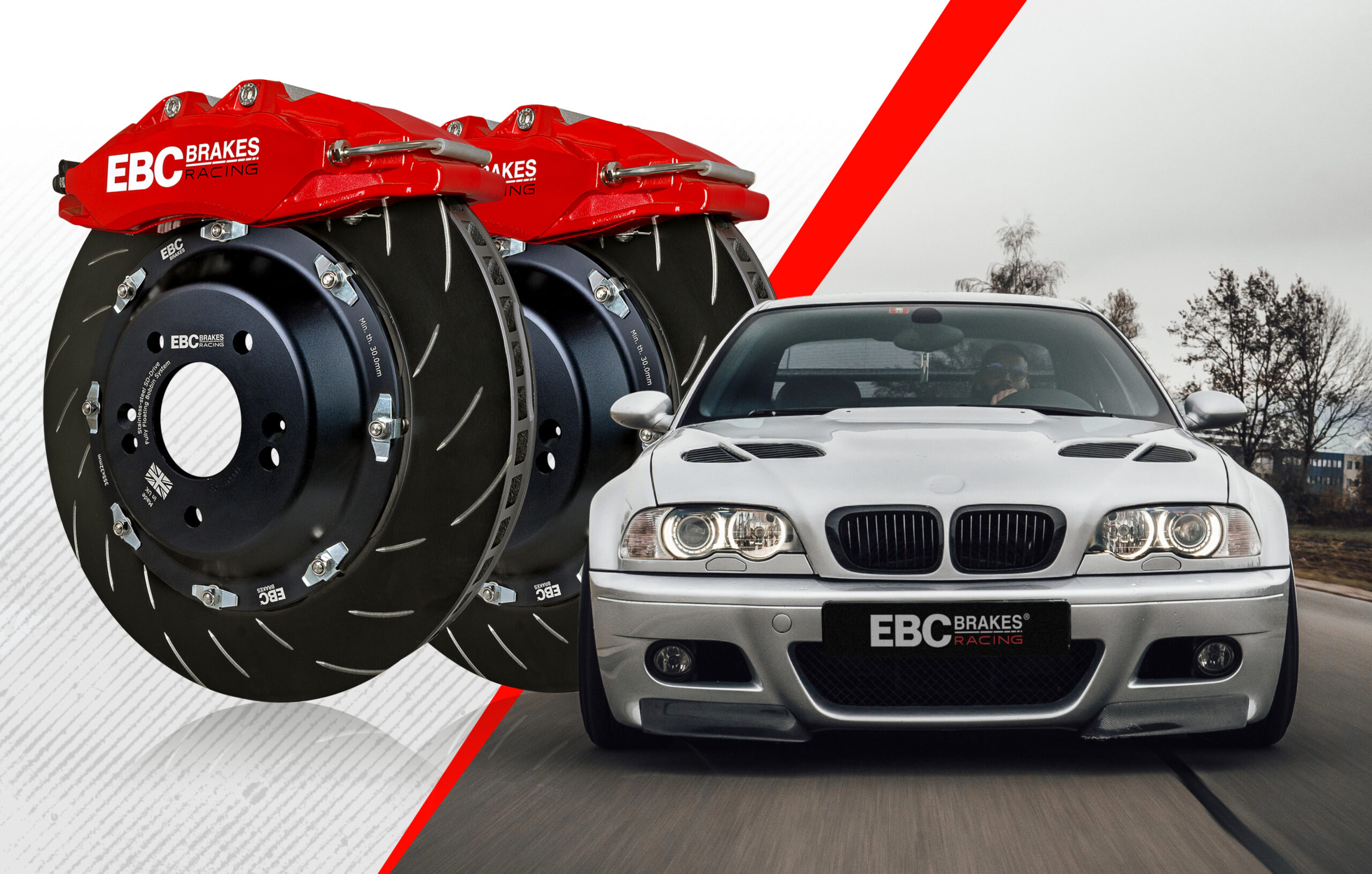 EBC Brakes Racing 6-Piston Apollo Big Brake Kit Now Available for the BMW M3 (E46)