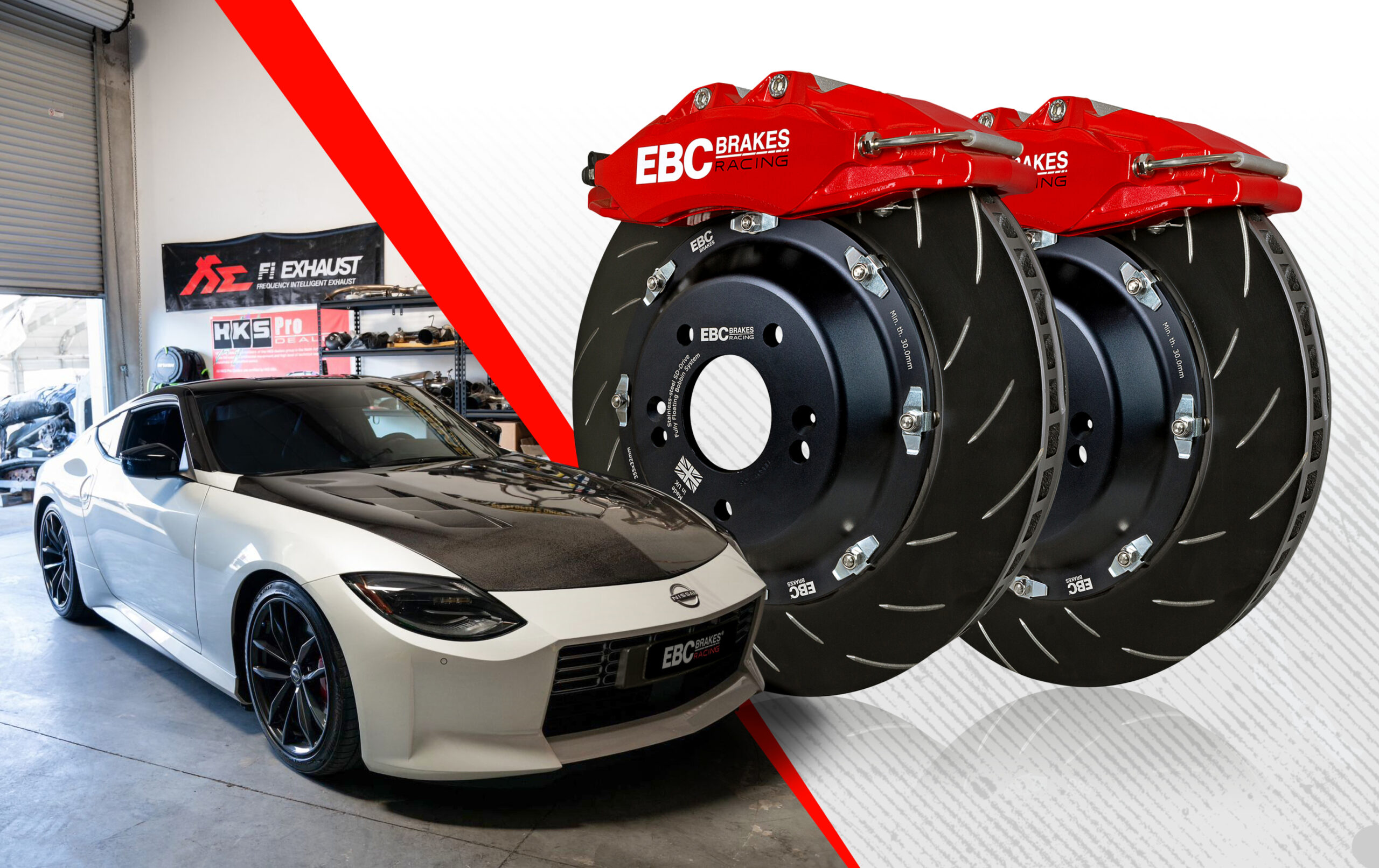 EBC Brakes Racing 6-Piston Apollo Big Brake Kits Now Available for Nissan Z