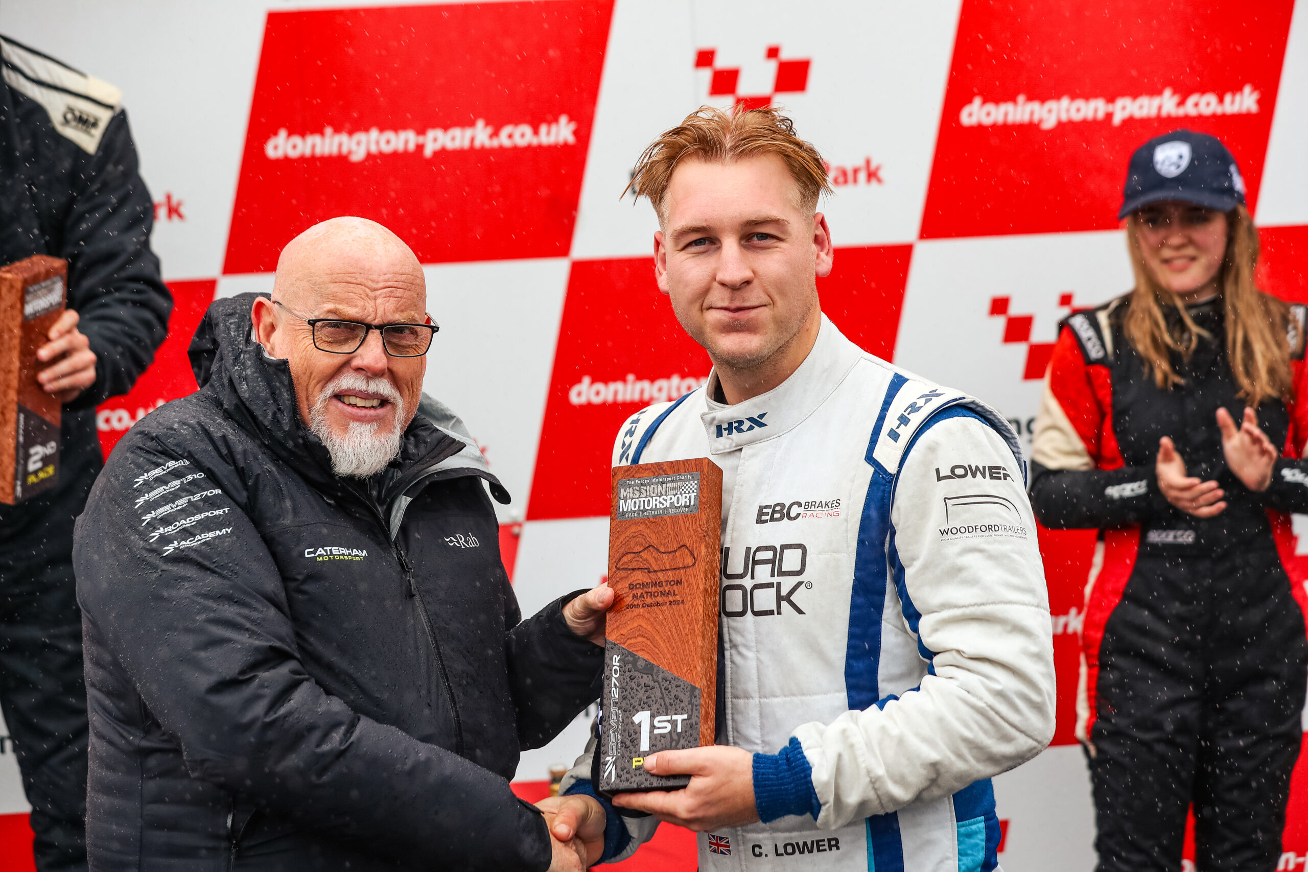 Double Victory at Donington for EBC-Equipped Caterham Racer