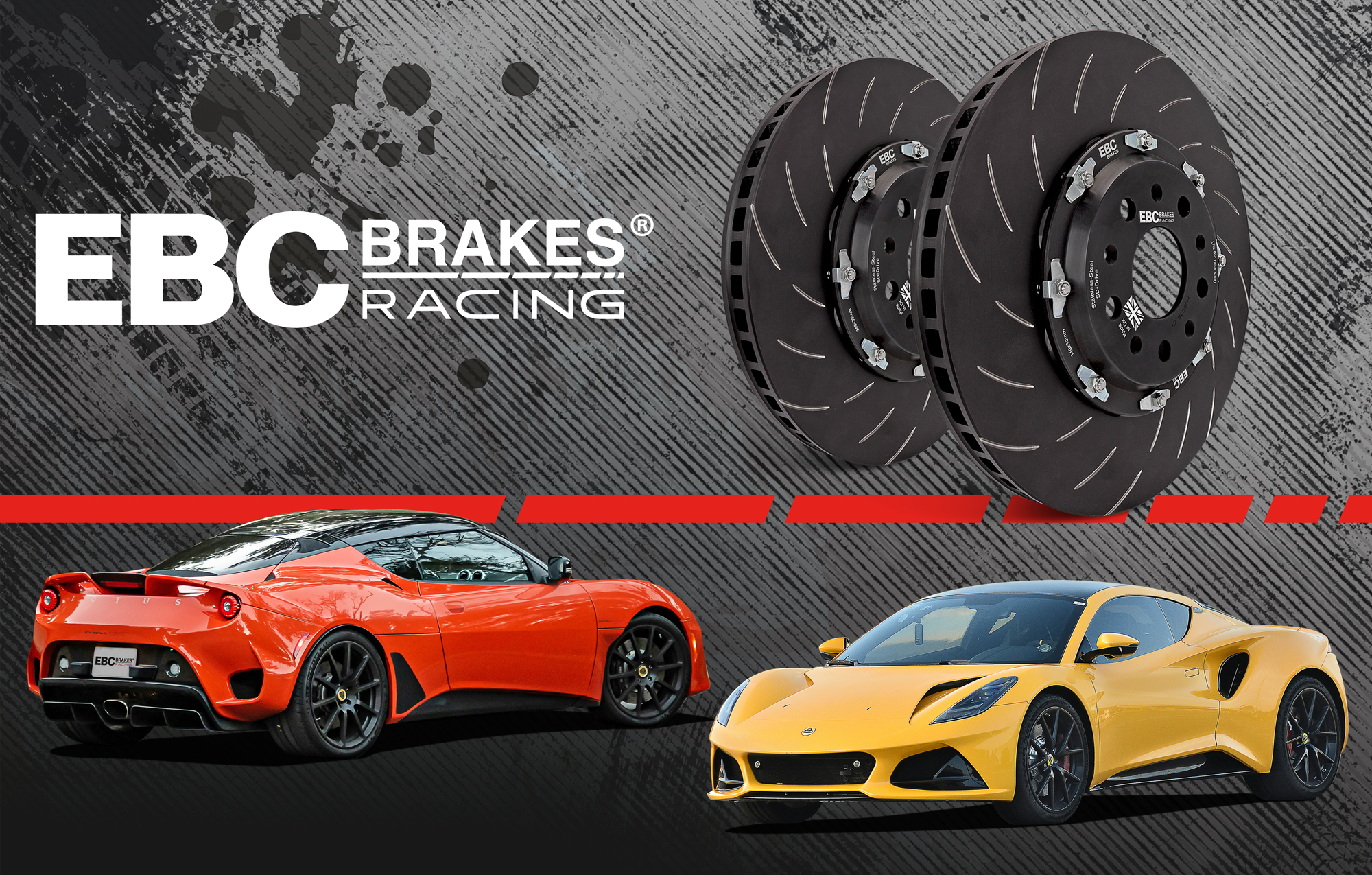 Now Available: EBC Brakes Racing Fully Floating Two-Piece Discs for Lotus Emira and Evora Models